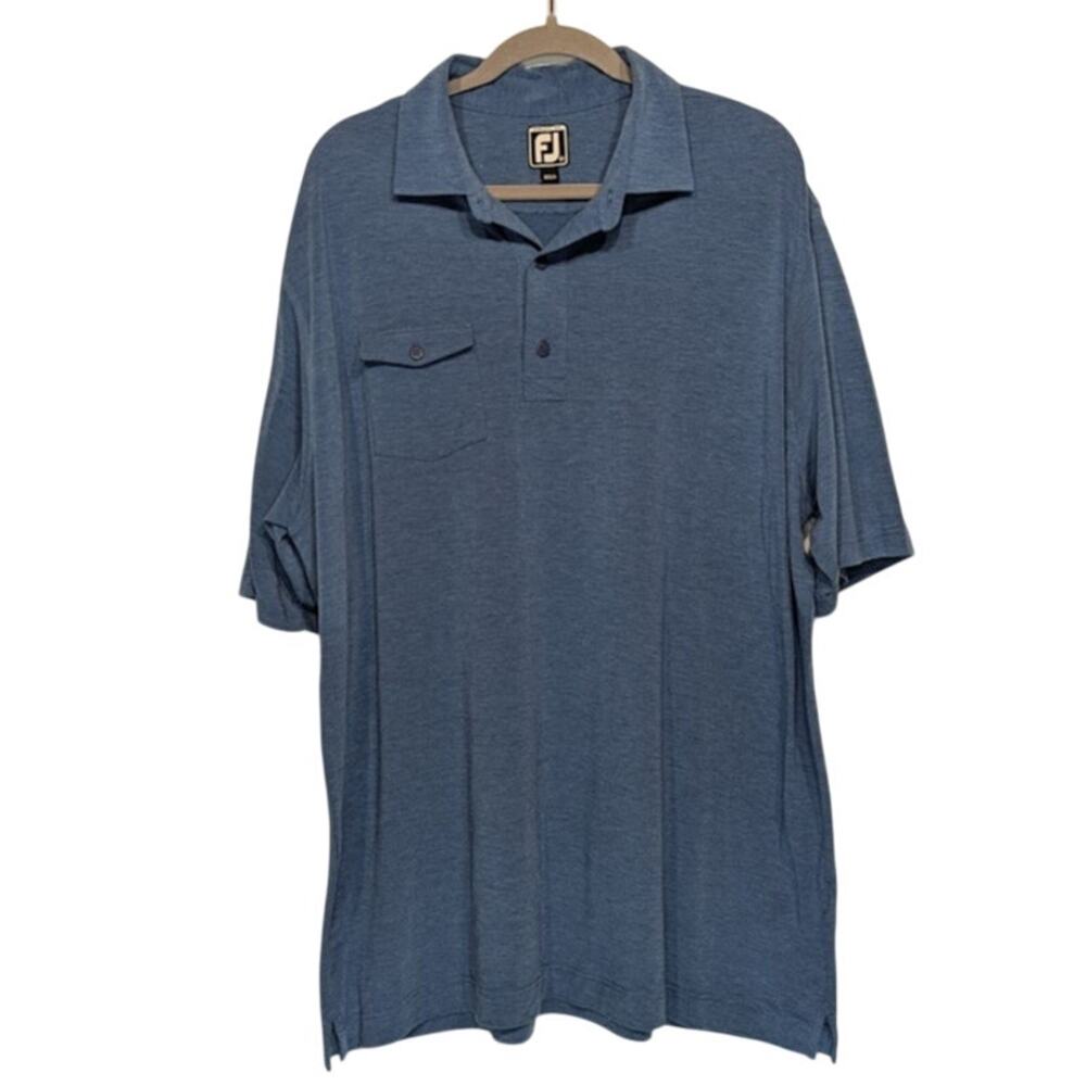 FootJoy FJ Golf Performance Polo Mens Size 2XL Blue Shirt
